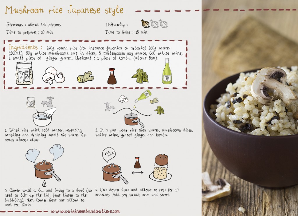 Mushroom Rice Japanese style