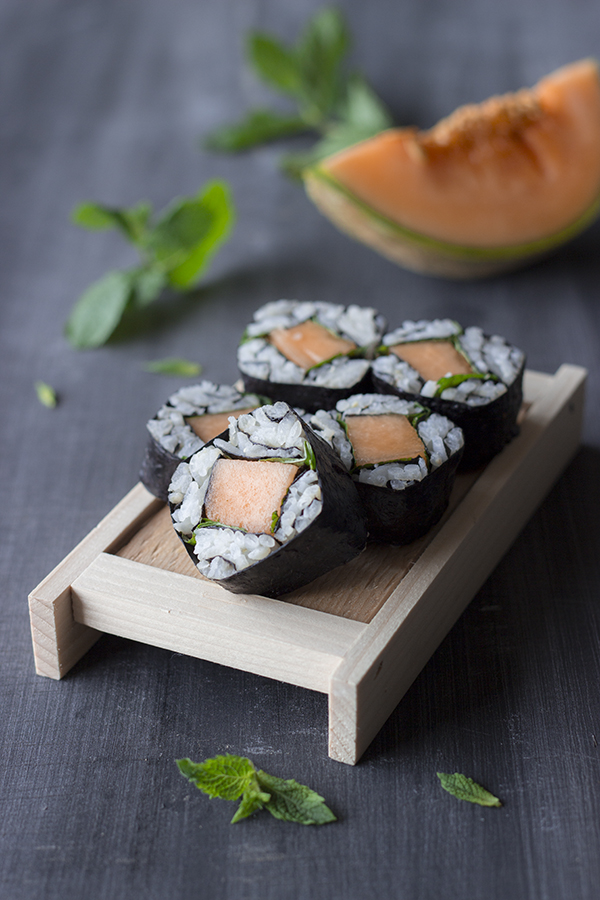 makis au melon et menthe