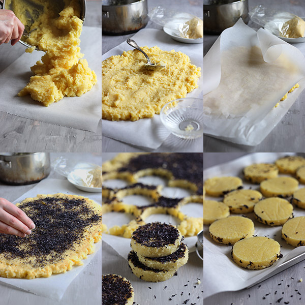 Polenta à l'algue nori