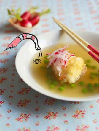 soupe japonaise aux crevettes
