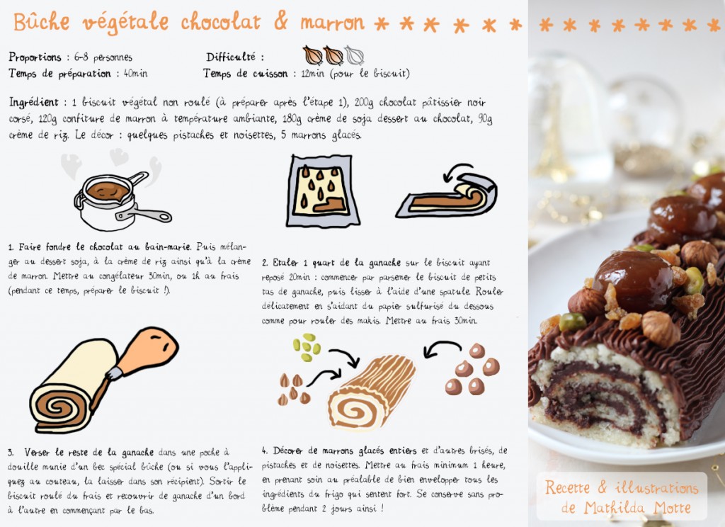 buche vegan recette