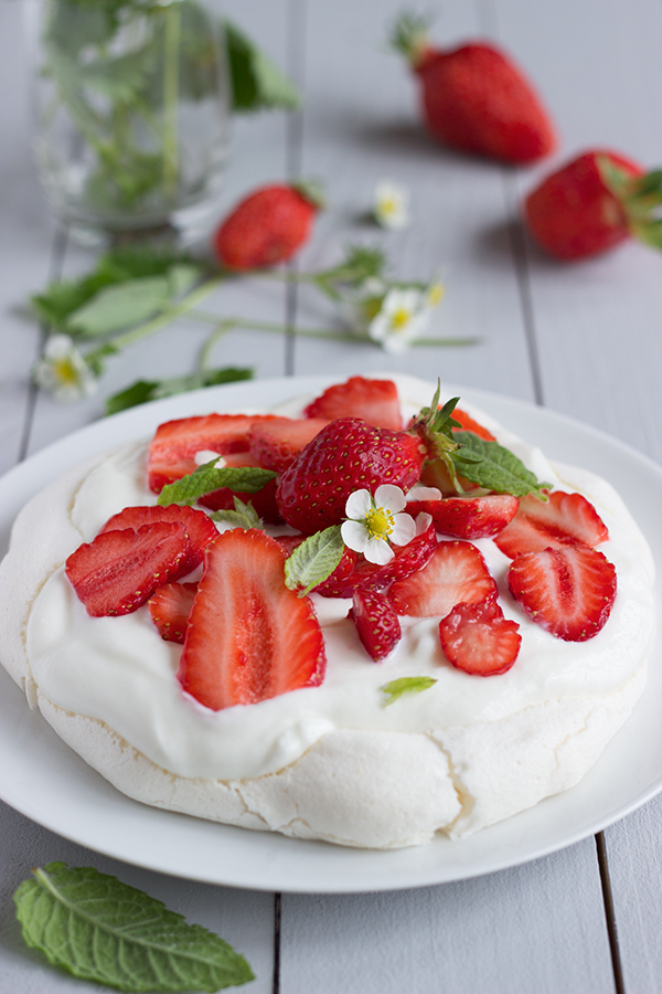 Pavlova vegan sans oeuf !