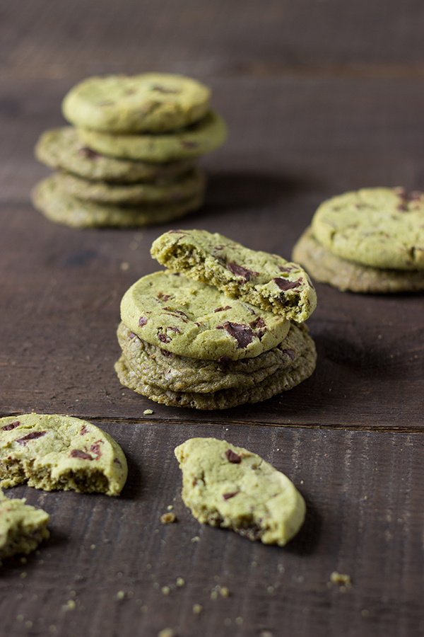 Cookie matcha chocolat